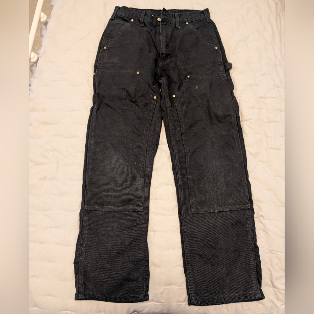 Black Double Knee Carhartt